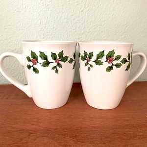 Christmas Mug Set • Holly & Ivy• Royal Norfolk
